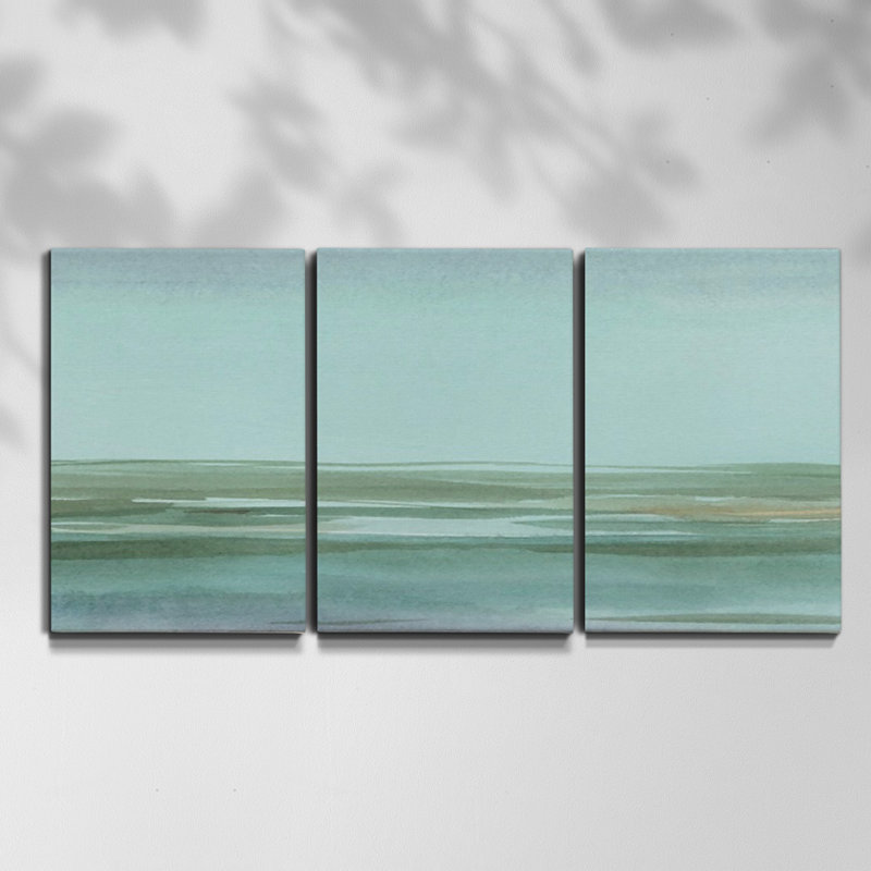 " Monet " 3 - Pieces, 36" H x 72" W x 2" D