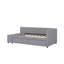 Lit plateforme simple tapissier en forme de L avec tiroirs-183397548