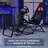 Anman Foldable Racing Simulator Cockpit Compatible With Logitech G29 G920 G923/thrustmaster T248 T300/fanatec Direct Drive Wheels (≤10nm),wheel And Pedals Not Included