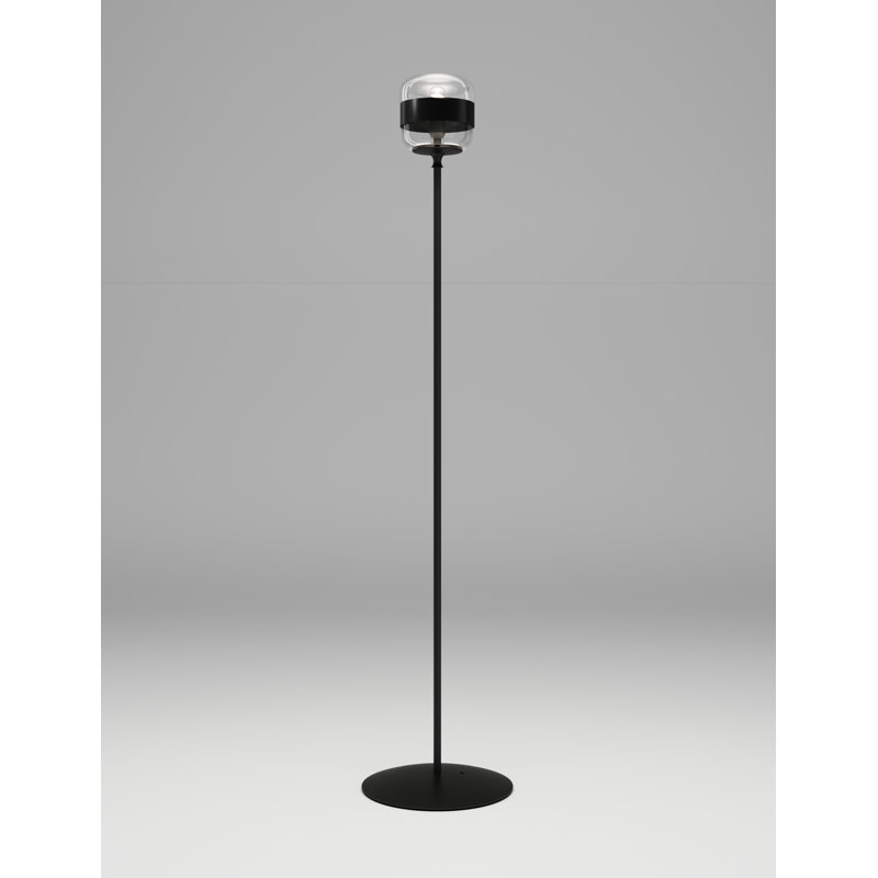 Futura Floor Lamp, Crystal Black