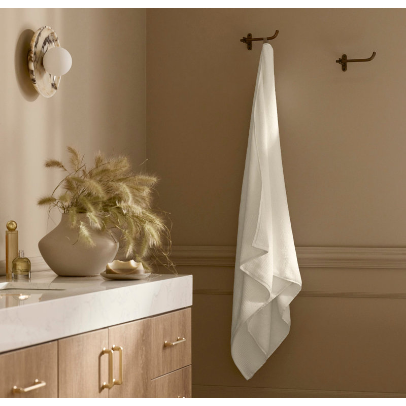 Turkish Ultra Plush Towel Set, Cream, 6 Pieces: 2 Bath Sheet, 2 Washcloth, 2 Hand Towel