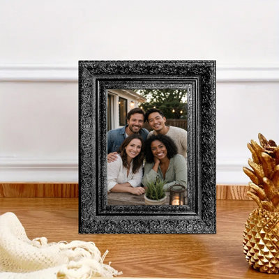 Cadre photo noir 1PC 5 "x 7" avec lignes horizontales ou verticales 1PC