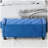 Upholstered Velvet Storage Ottoman Bench for Bedroom, End of Bed Bench with Rivet Design, Tufted Foot Rest Stool,Blue-112358998