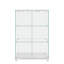 Vitrine moderne en verre avec lumières DEL