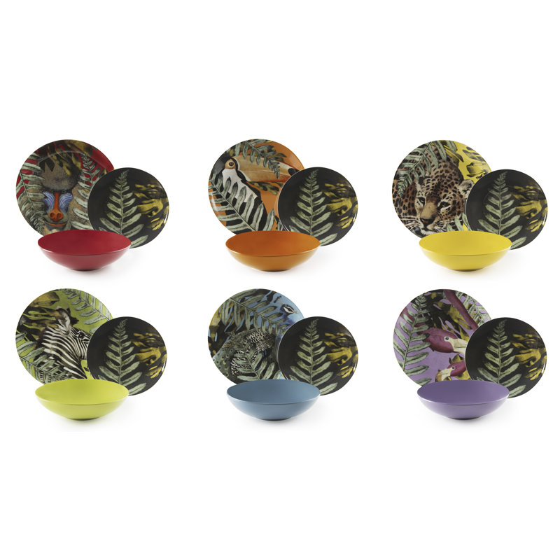 Madagascar Piece Dinnerware Set - Service for 6