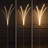 Fuochi 71" Modern Minimalist Metal 5-Branch Arc Dimmable Integrated Floor Lamp with Remote Control
