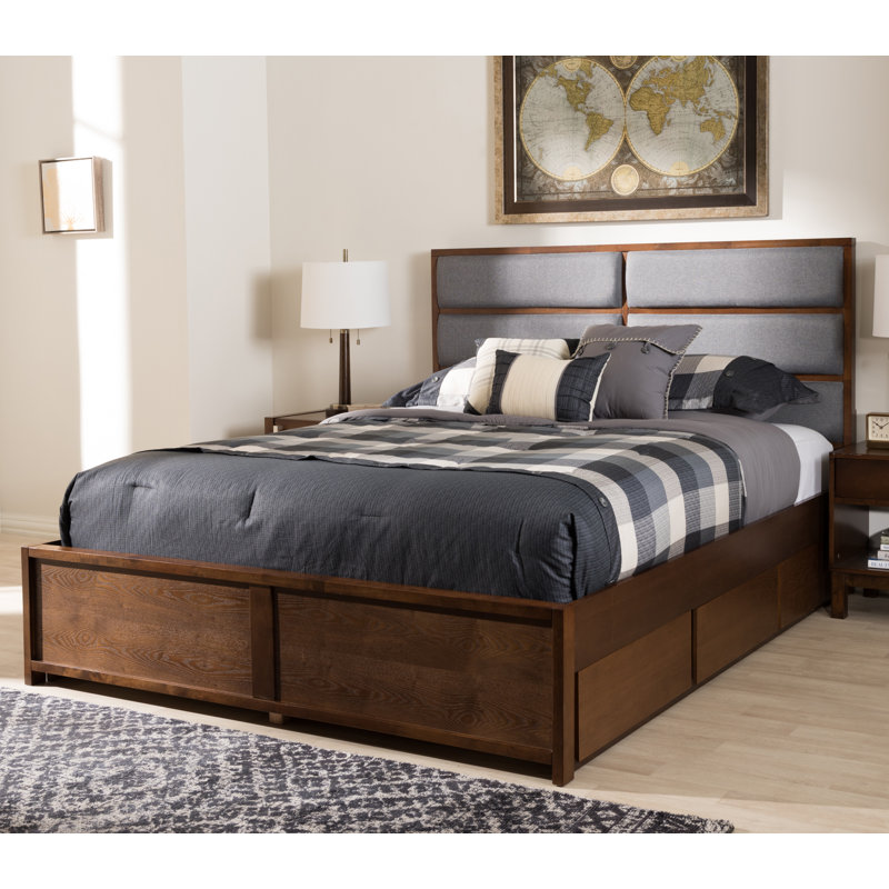 Upholstered Storage Bed, Queen