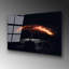 Superbe peinture murale en verre trempé 27,6 po x 39,4 po | 100% verre trempé, épaisseur: 0,16 pouce | Décoration élégante pour le salon ou le bureau, durable et facile à nettoyer, idée de cadeau parfaite
