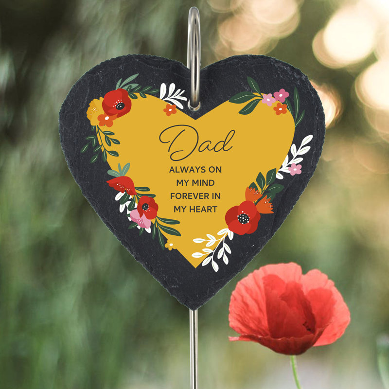 Enright Poppy Dad Always on My Mind Memorial Plaque