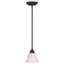 Luminaire suspendu en dome à 1 lumière