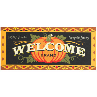 Paillasson Welcome Citrouille 22 x 10