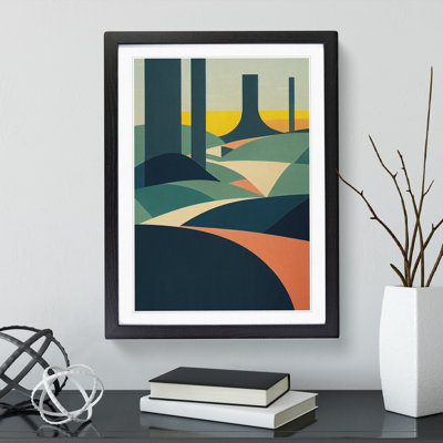 Forest Shapes No.1 - Framed Print