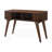 Storage Sofa Table Walnut Finish