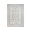 Tapis oriental blanc en laine 10 pi x 13 pi 6 po Khotan Design