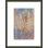 «Rouen cathédrale façade» (coucher de soleil) harmonie en or et bleu par Claude Monet - impression giclée encadrée