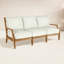 Haley Teak Patio Sofa with Cushions-38579408-38579447-70063484