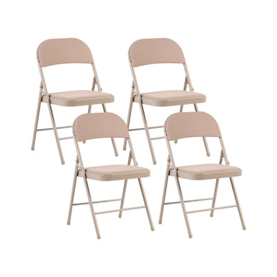 Office Folding Chairs Set of 4