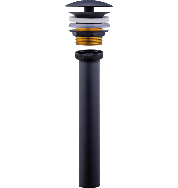 Black Matte Slotted Waste