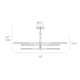 Erik 8 Light Metal Dimmable LED Sputnik Chandelier