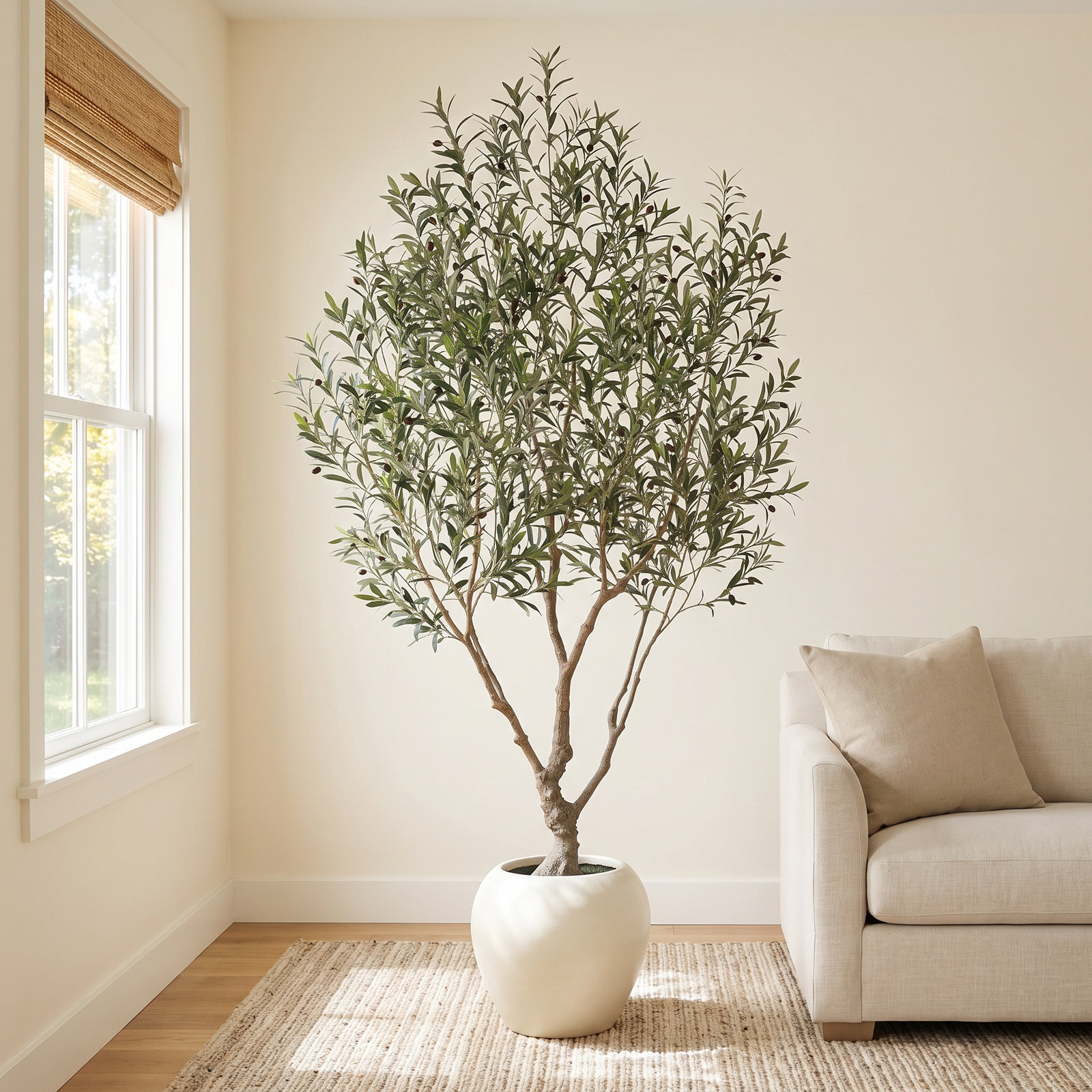 Alvina 96" Olive Tree in Pot