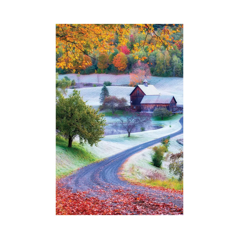 Picturesque Farm In Woodstock Vermont New England by Susanne Kremer - Wrapped Canvas Print, 101.6 cm H x 66.04 cm W
