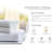 Tolna - A1HC Premium Bath Towel Set Ultra Soft Quick Drying, Super Absorbent Low Lint Towel Sets-1361582728-1361580220