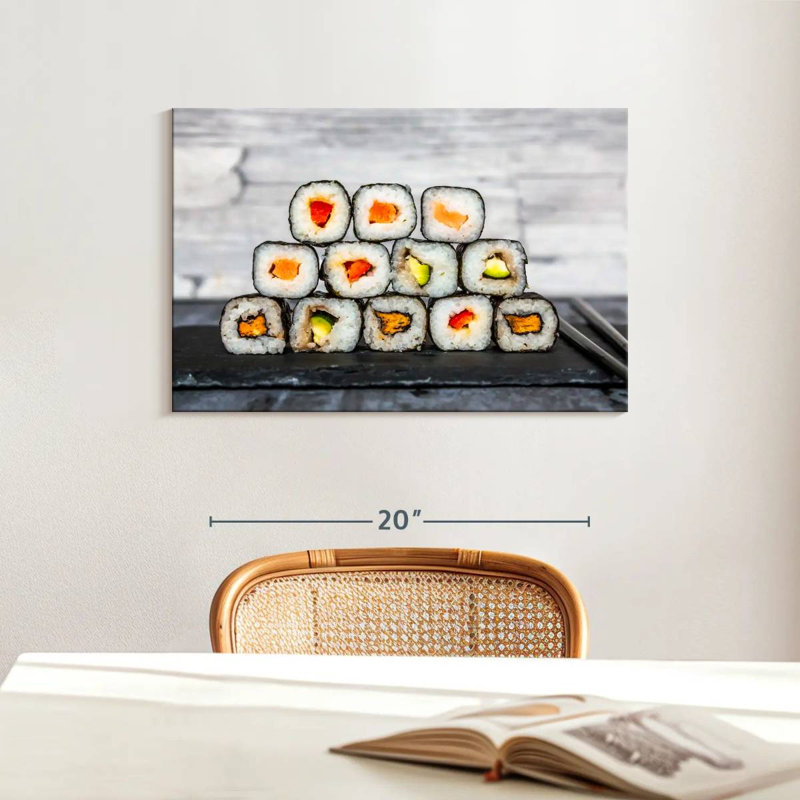 Yarlin, tranches de sushi, H 16 po x l 24 po