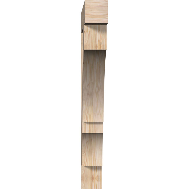 Support à bloc lisse l 5 5 po x P 40 po x H 48 po, sapin Douglas, L 5 1/2 po x P 40 po x H 48 po, Sapin de Douglas lisse