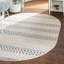 Tapis rayé beige / gris en polypropylène tissé à la machine Tayla-2048779246