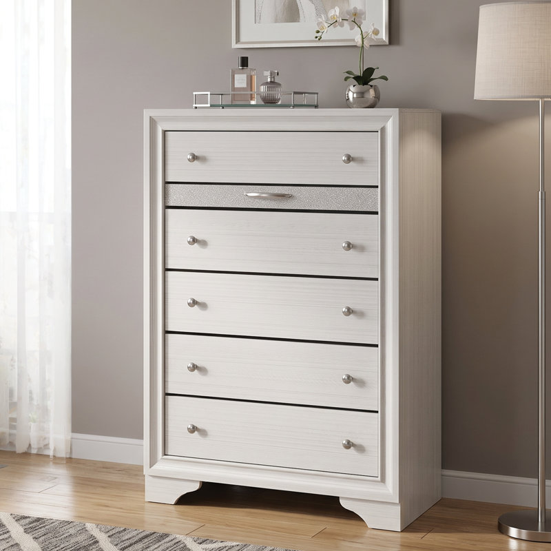 Smartt 6 - Drawer Dresser, White