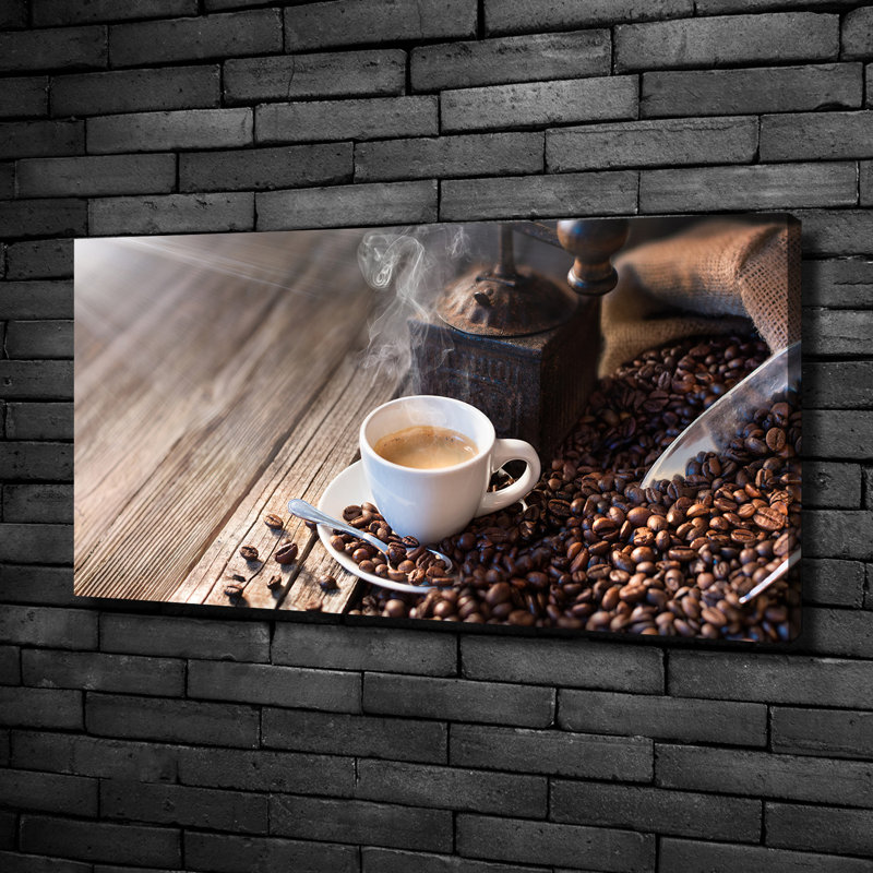 Morning Coffee - Wrapped Canvas Print