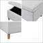Banc de rangement rectangulaire à fermeture douce