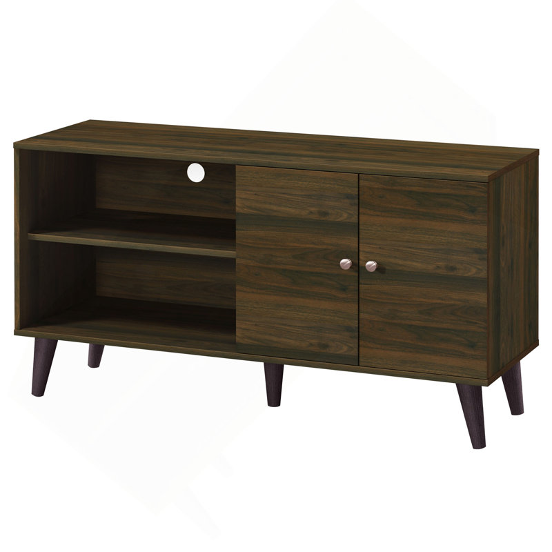 Amidon TV Stand For Tvs Up To 47.3", With 2 Storage Shelves& 1 Cabinet, Modern Entertainment Centre For TV In Living Room