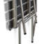 Siège de douche à fixation murale 26 po x 22,5 po avec accoudoirs et siège à accoudoirs articulé noir ADA