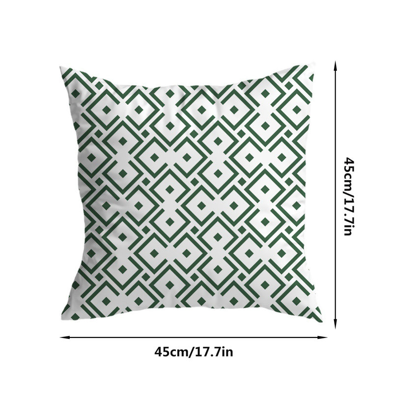 Ensemble de 4 housses de coussin Rustic Plant Floral Decor 18 x 18