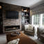 EverStone Aged Brick Faux Brick Panel, 46 7/8"W x 27"H x 1 1/4"D, Limewashed Colour-119323897