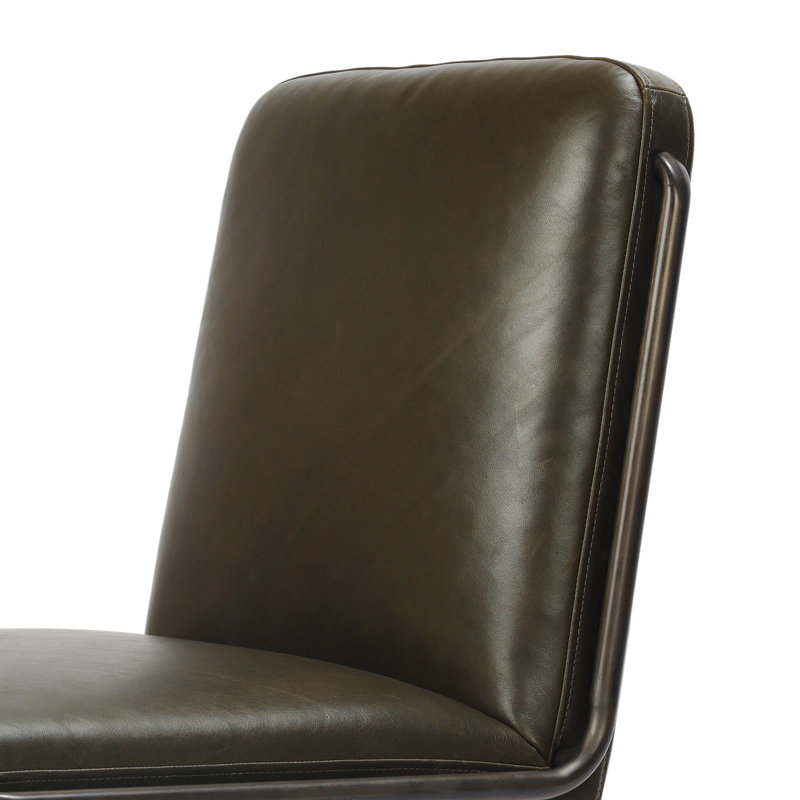 Amos Armless Desk Chair, Dulane Moss