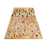 Moroccan Hand Knotted Geometric Area Rug