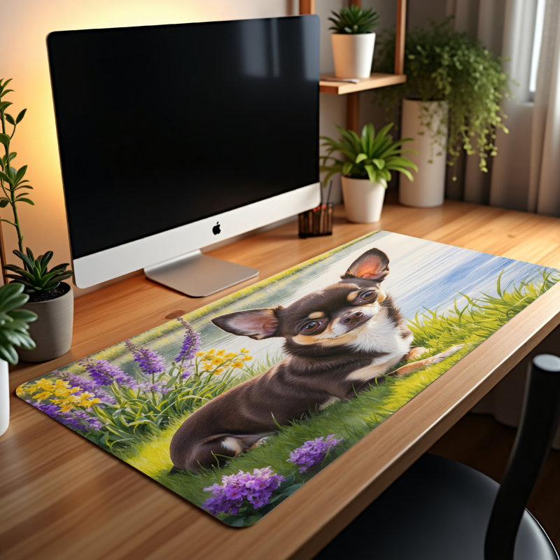 Polyester Desk Pad, 31.5x15.5