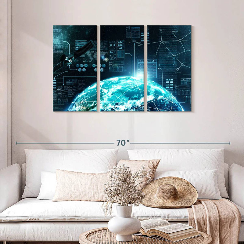 Keiri Internet In Space, 28" H x 45" W