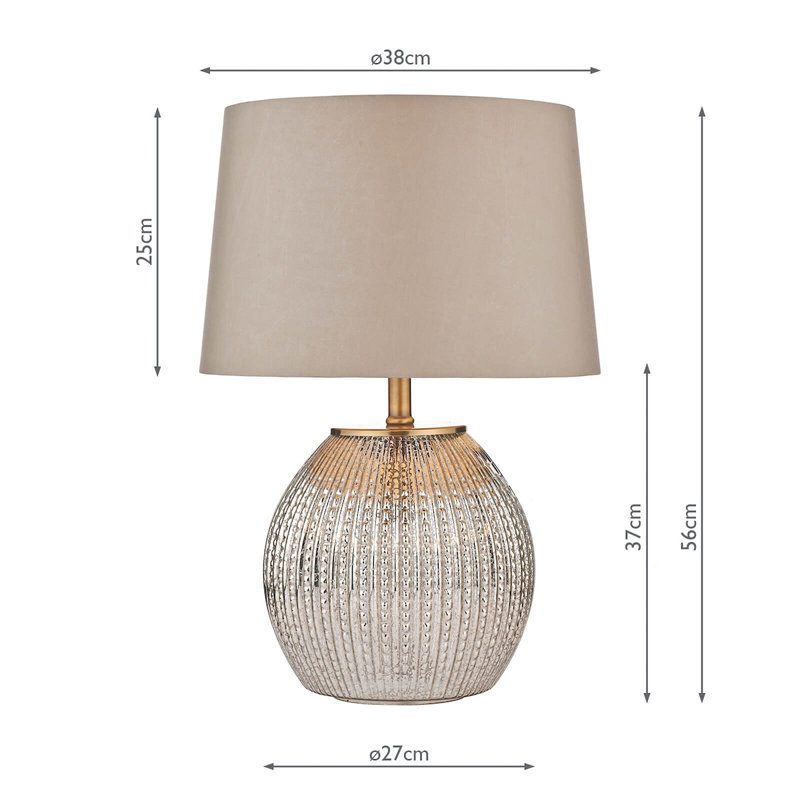 Mackinaw Glass Table Lamp