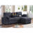 Savannah Modular Corduroy Sectional Sofa With Ottoman-1313419965