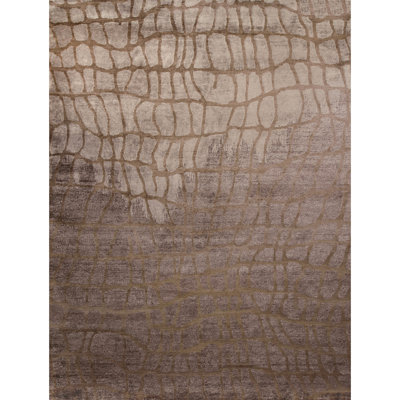 Hand Knotted Abstract Indoor Rug
