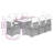  Garden Dining Set Grey