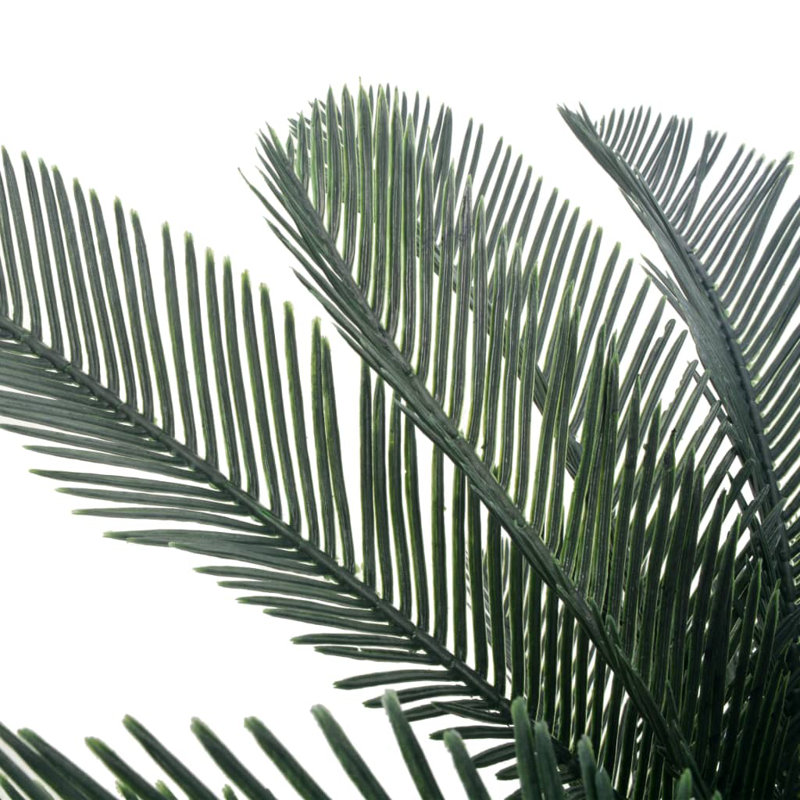 120cm Faux Palm Tree in Wood Pot