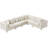 Iza Velvet L-Shaped Sectional Reversible-82749522
