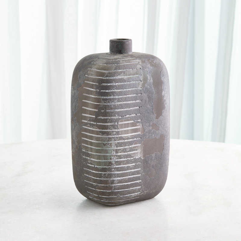Lantern Vase-Soot-Tall