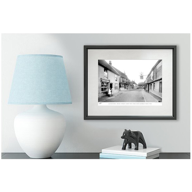 Alfriston, High Street And The Star And George Inns 1921 by Francis Frith - Single Picture Frame Print