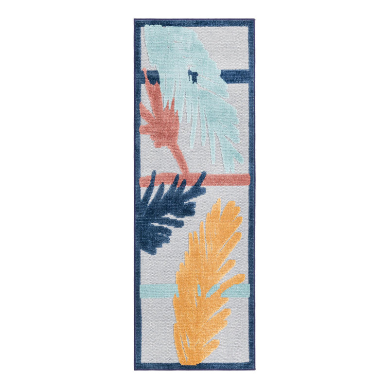 Parley Indoor/Outdoor Rug Gray, Runner 2' x 6'