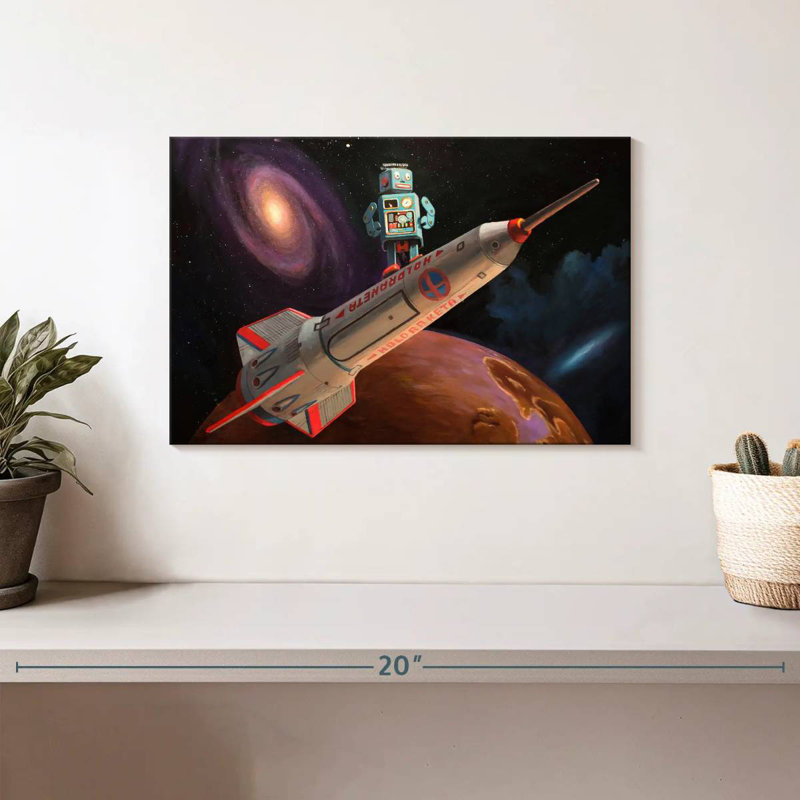 Ashelle Rocket Surfer, H 8 po x l 12 po